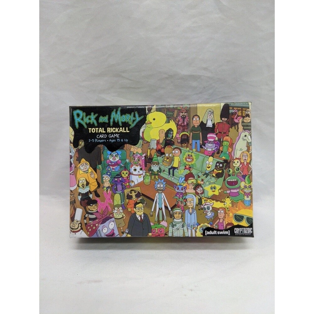 Rick And Morty Total Rickall Card Game Cryptozoic Entertainment Complete